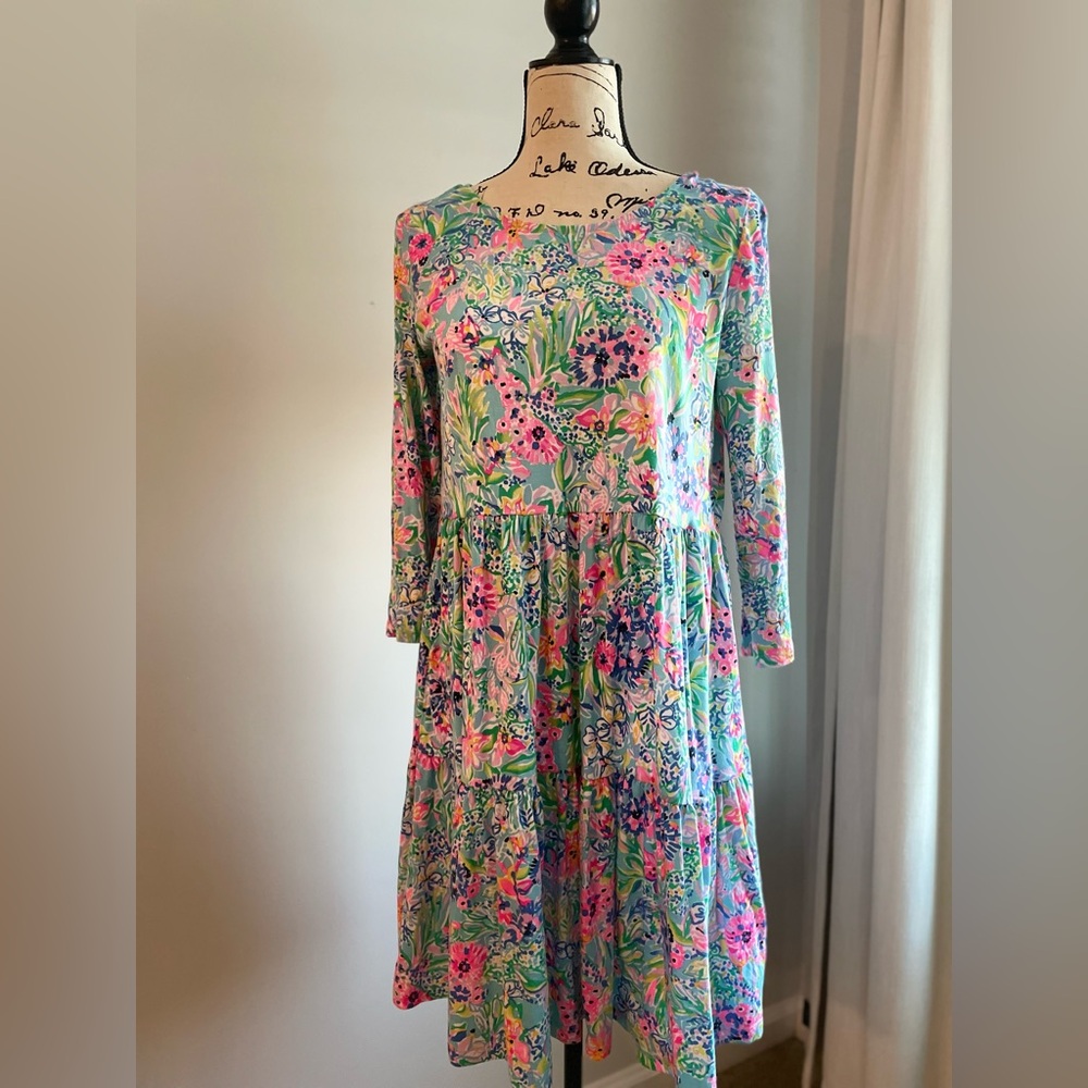 Lilly Pulitzer Dress 💯 Cotton Bright Colors Size Medium